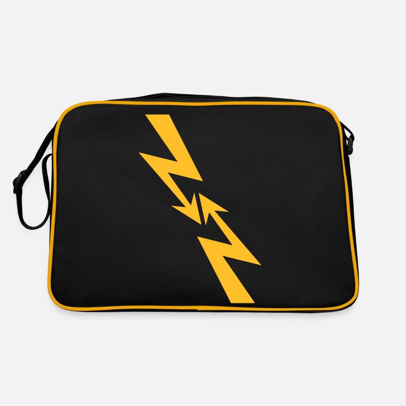 2 flashs de courant électrique énergie fort courant huit Sac Retro