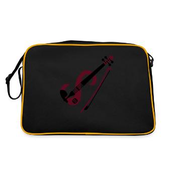 violon électrique_v1 - Sac Retro - noir/or - Dos