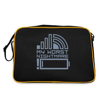 Logos mon pire cauchemar - Sac Retro - noir/or - Dos