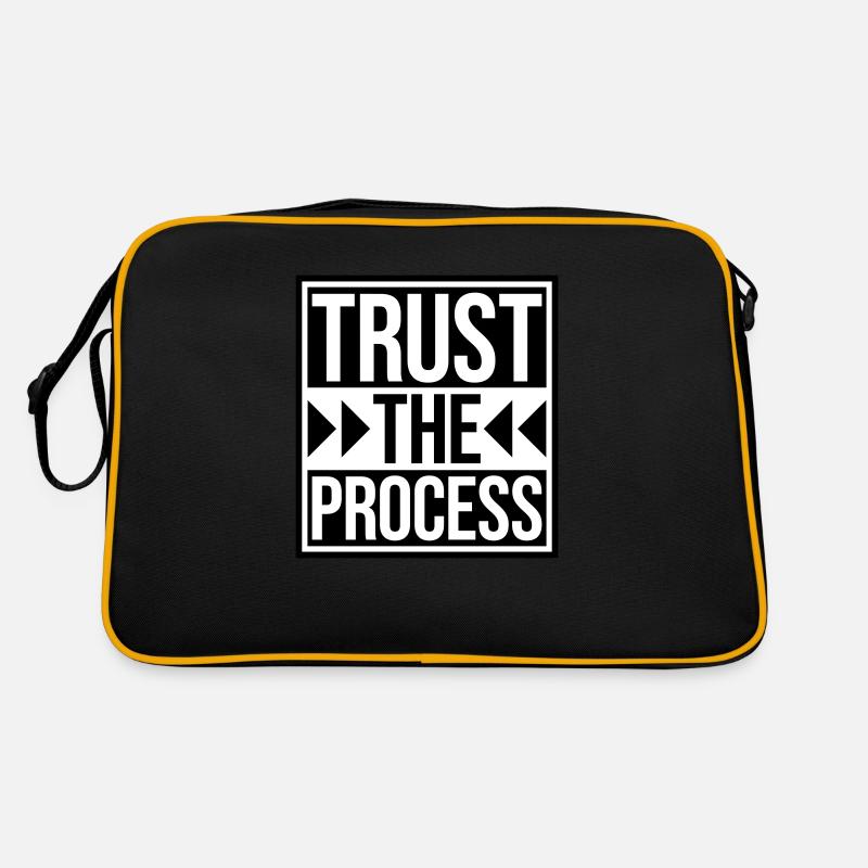 trust the process Quote Retro Bag