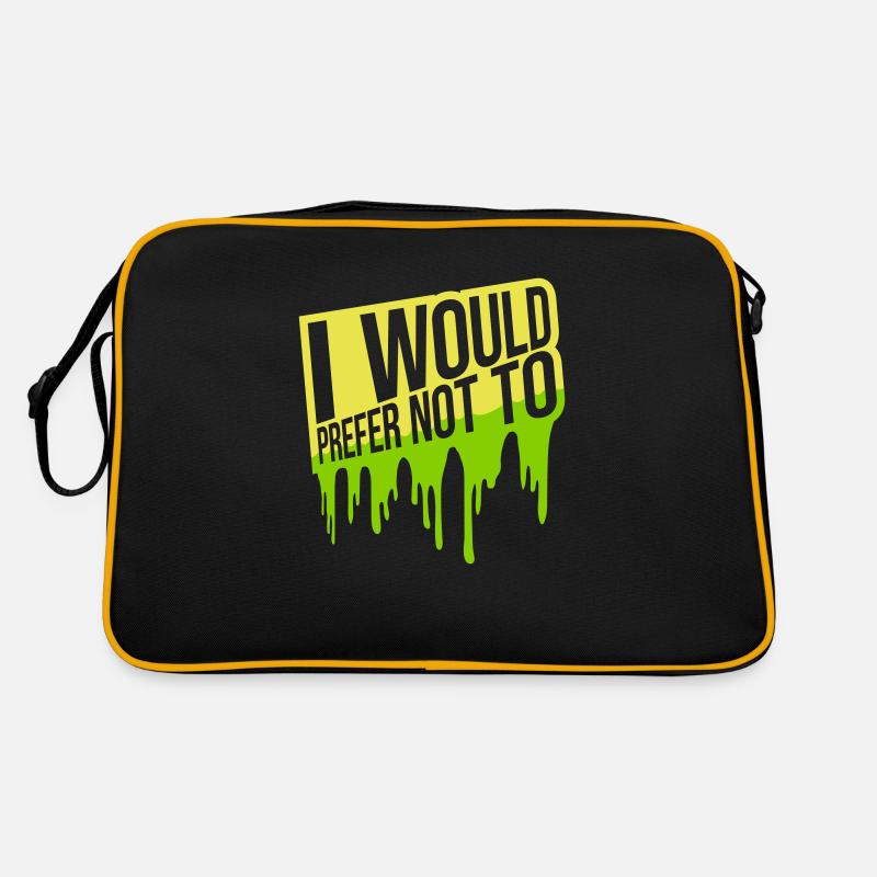 I prefer not to Retro Tasche