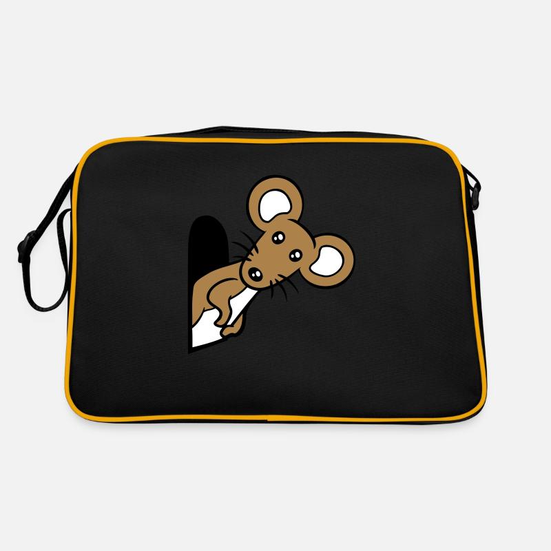 Trou de souris Trou de souris Trou de souris Peeps Mignon Drôle Bande dessinée Sac Retro
