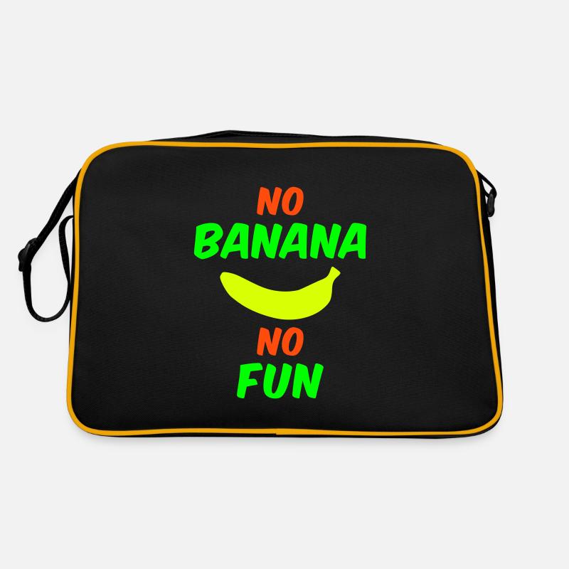 Pas de banane pas de plaisir (banane) Sac Retro