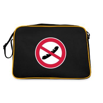 Sausage forbidden - Retro Bag - black/gold - Back