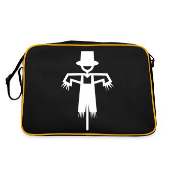 Scarecrow - Retro Bag - black/gold - Back