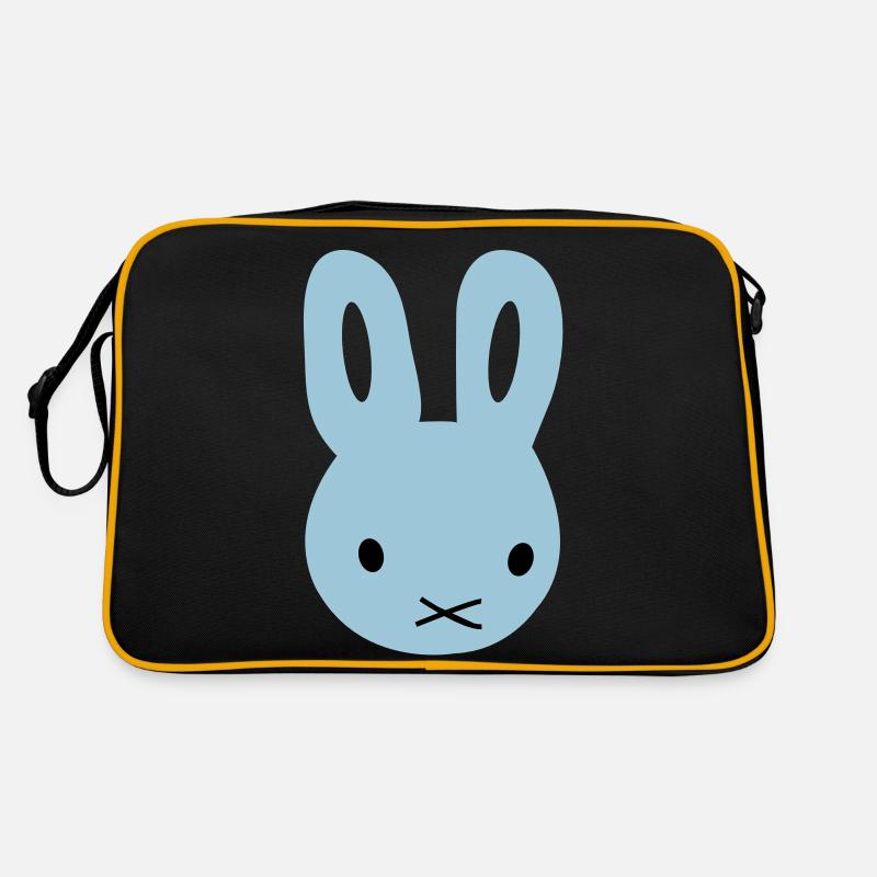 Bunny/rabbit - Retro Bag - black/gold