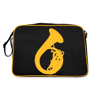 helicon - Sac Retro - noir/or - Dos