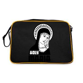 Holy Mary - Retro Bag - black/gold - Back