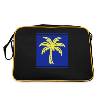 Icône de palmier - Sac Retro - noir/or - Dos