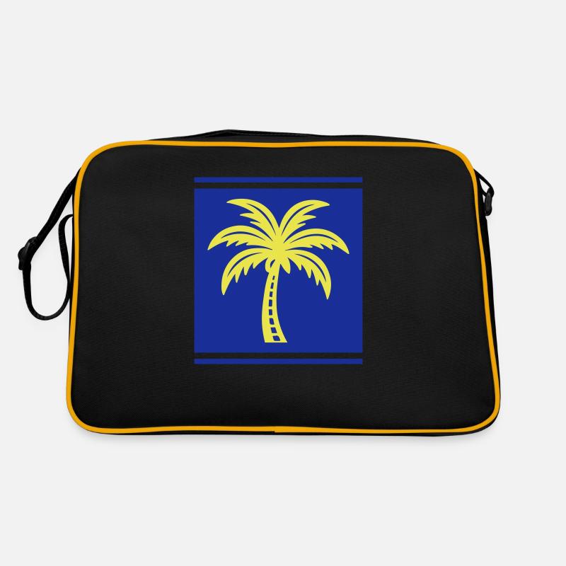 Palm Tree Icon Retro Bag