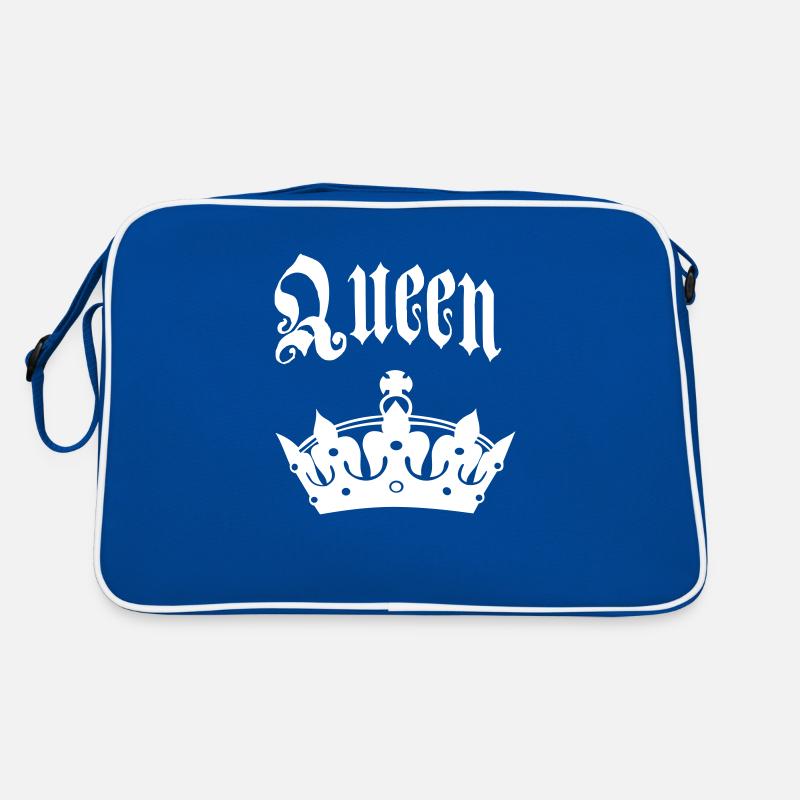 KING & QUEEN Krone Partnerlook Retro Tasche