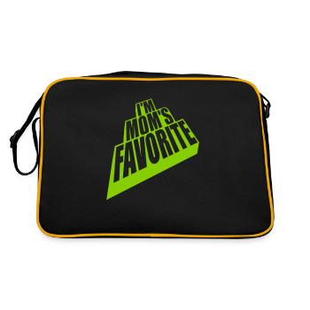 I m mom s - Retro Bag - black/gold - Back