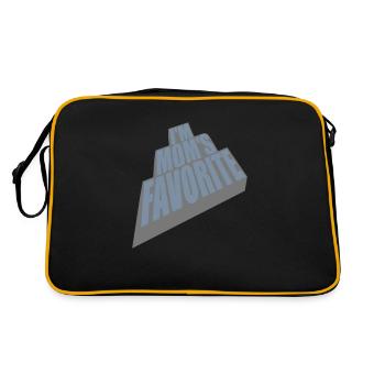 I m mom s - Retro Bag - black/gold - Back