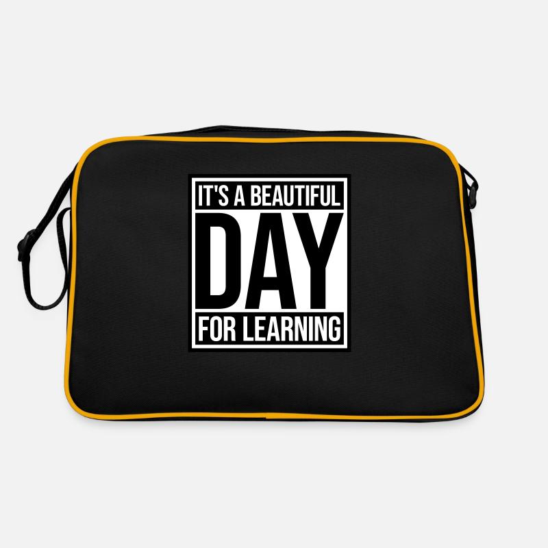 beautiful day for learning Retro Bag