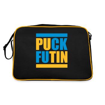 Conception du logo Puck Futin - Sac Retro - noir/or - Dos