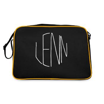 Lenn - Sac Retro - noir/or - Dos