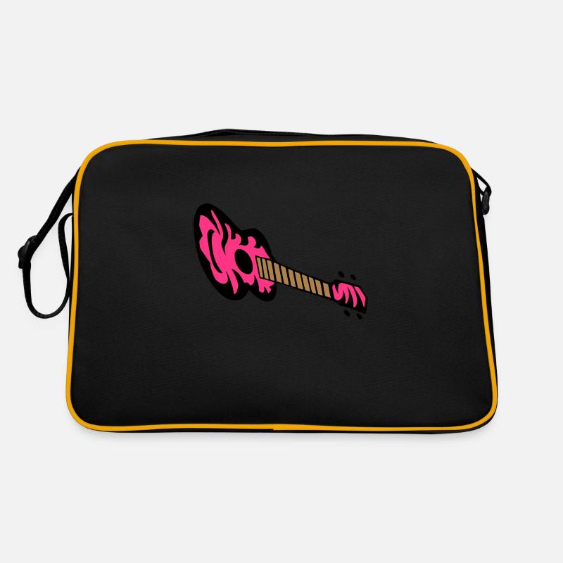 Ukulele Gitarre dreifarbig 1 Retro Tasche