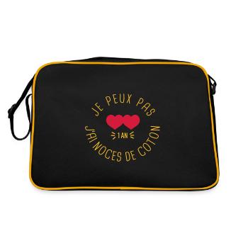 Noces de coton - Sac Retro - noir/or - Dos