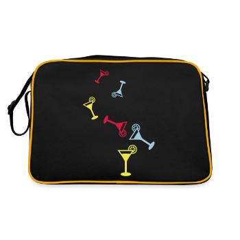 Tequilla alcohol - Retro Bag - black/gold - Back