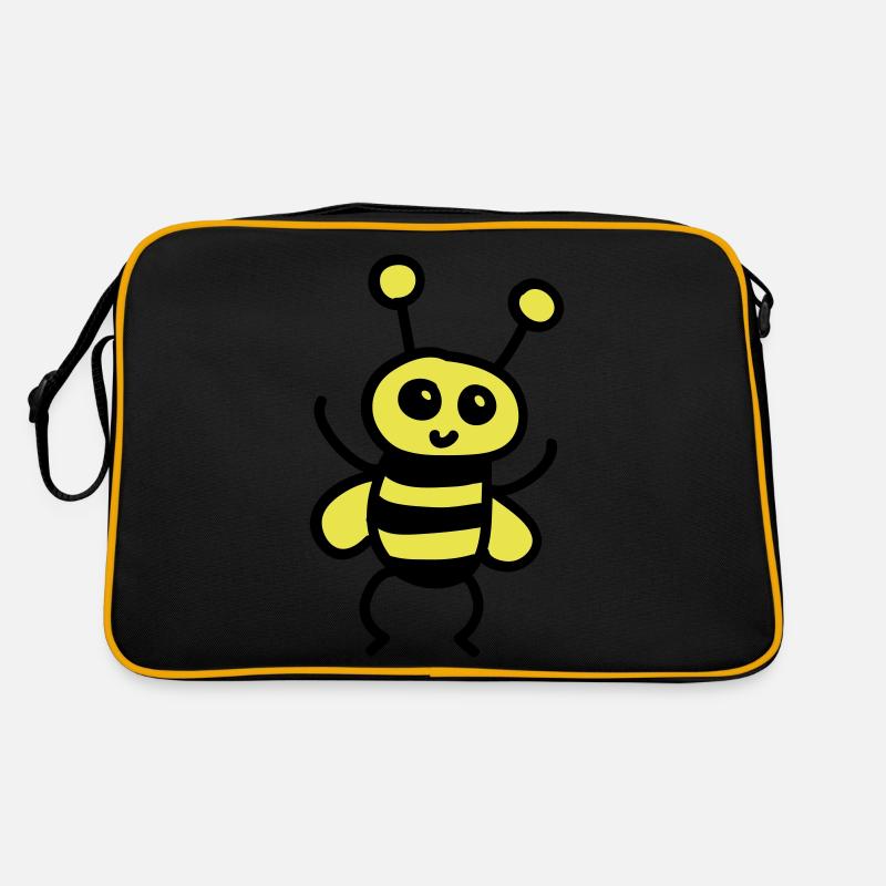 Cute Bee Retro Bag