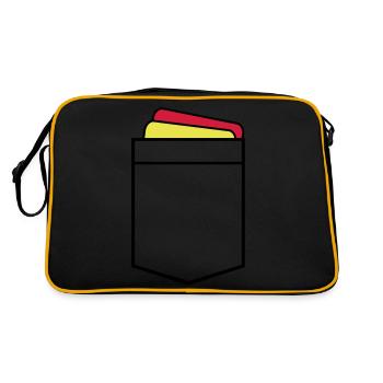 Referee - Retro Bag - black/gold - Back