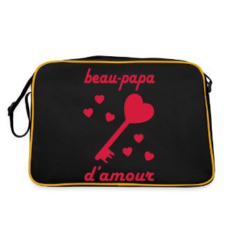 Beau-papa d'amour - Sac Retro - noir/or - Dos