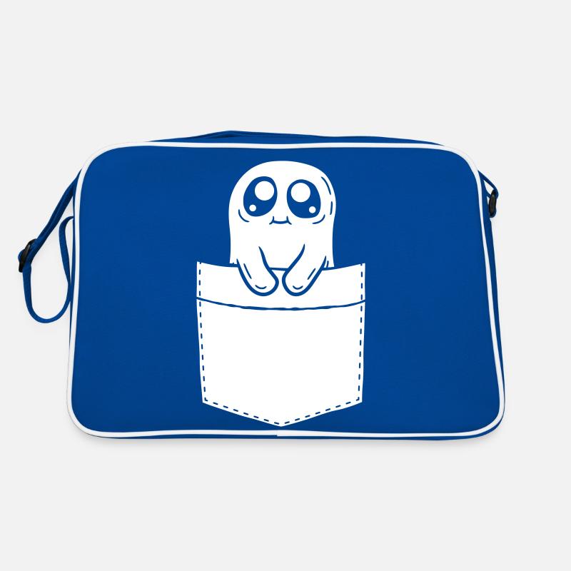 Comic Ghost Take Chest Pocket Retro Bag