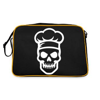 Koch Skeleton - Retro Bag - black/gold - Back