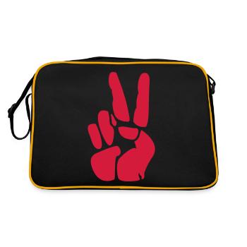 Victory - Retro Bag - black/gold - Back