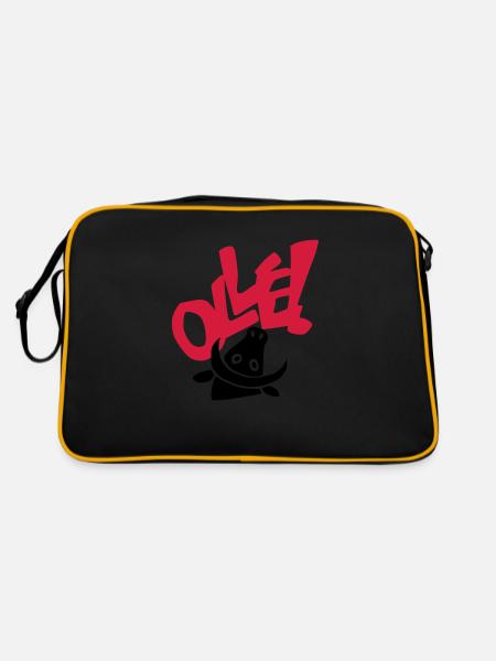 toto olle - Sac Retro - noir/or - Dos