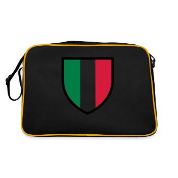 Stemma Italia - blason Italie - Italia flag (T) - Sac Retro - noir/or - Dos