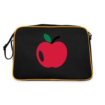 apple - Retro Bag - black/gold - Back