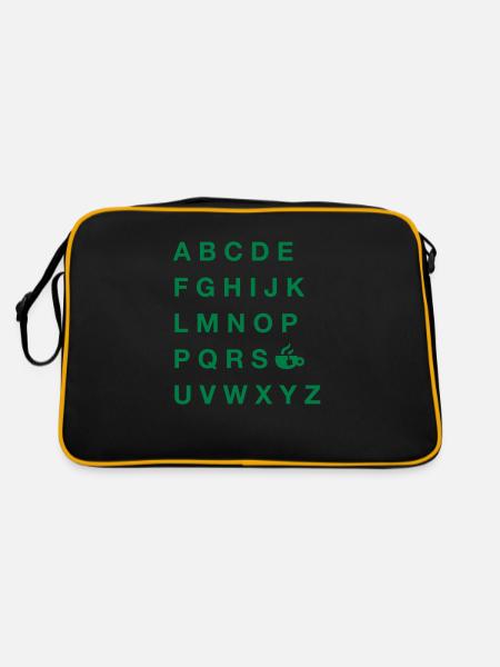 ABC's to Tea - Retro Bag - black/gold - Back