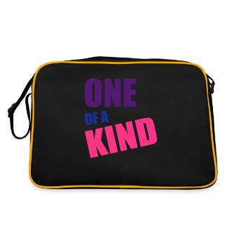 One Of A Kind - Sac Retro - noir/or - Dos