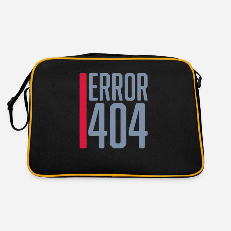 Erreur de code d’erreur 404 Sac Retro