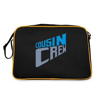 Logo de l’équipe Cousin Crew - Sac Retro - noir/or - Dos