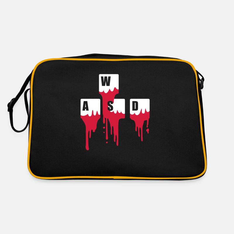 Computer Keyboard Keys WASD Retro Bag