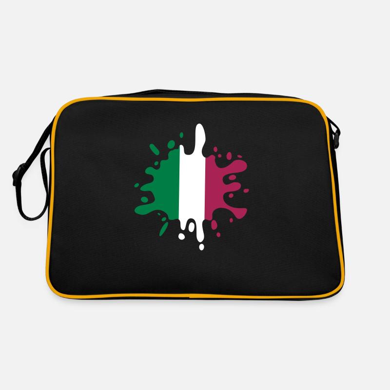 farbklecks italien Retro Tasche