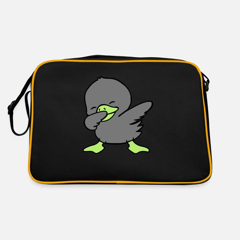 duck dabbing Retro Tasche