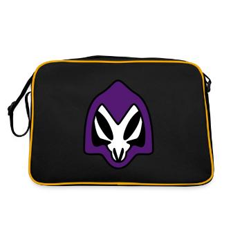 Skeleturoeil - Retro Bag - black/gold - Back