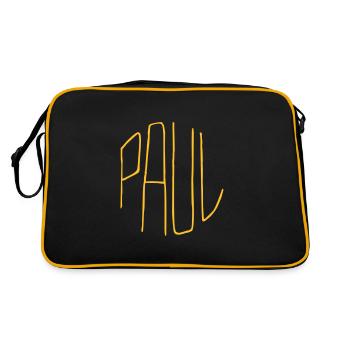 Paul gift - Retro Bag - black/gold - Back