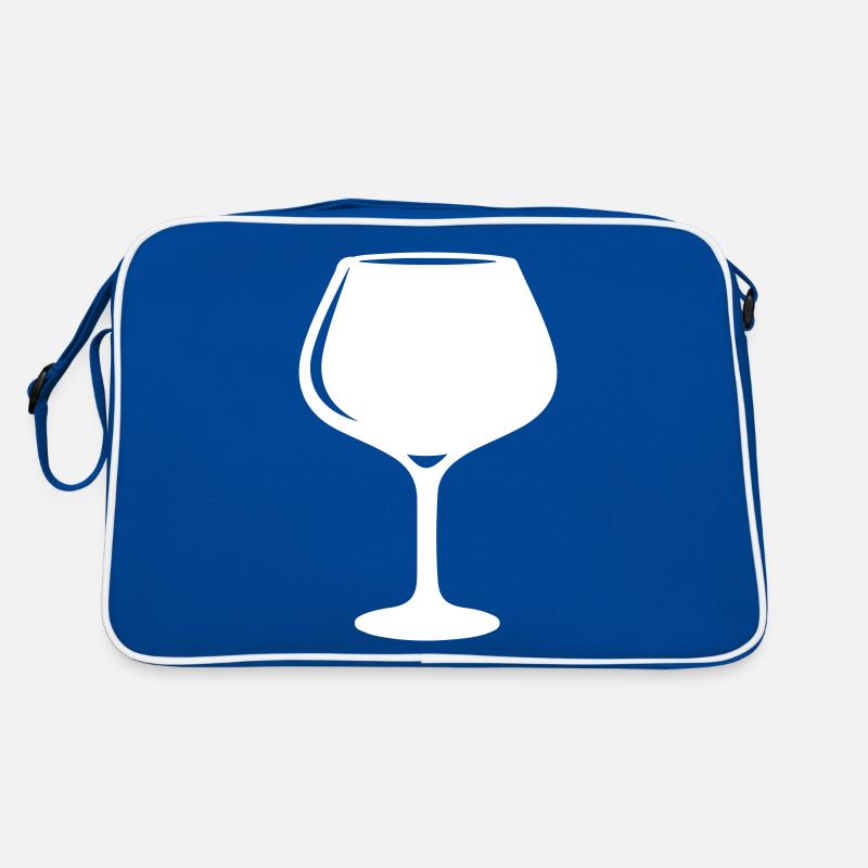 Wine Symbol Red Wine Glass Retro Bag