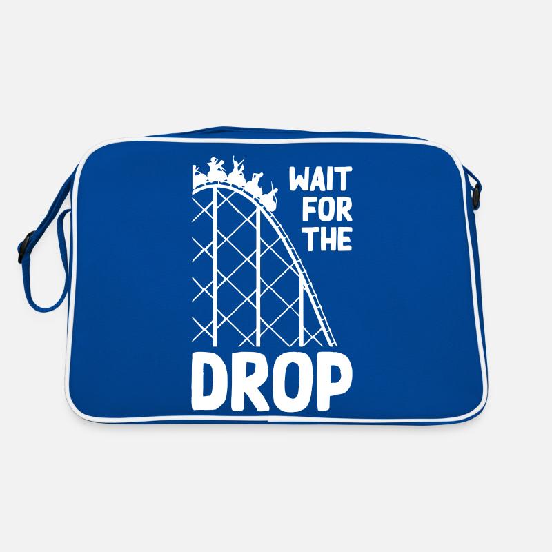 Wait For The Drop Roller Coaster Sac Retro