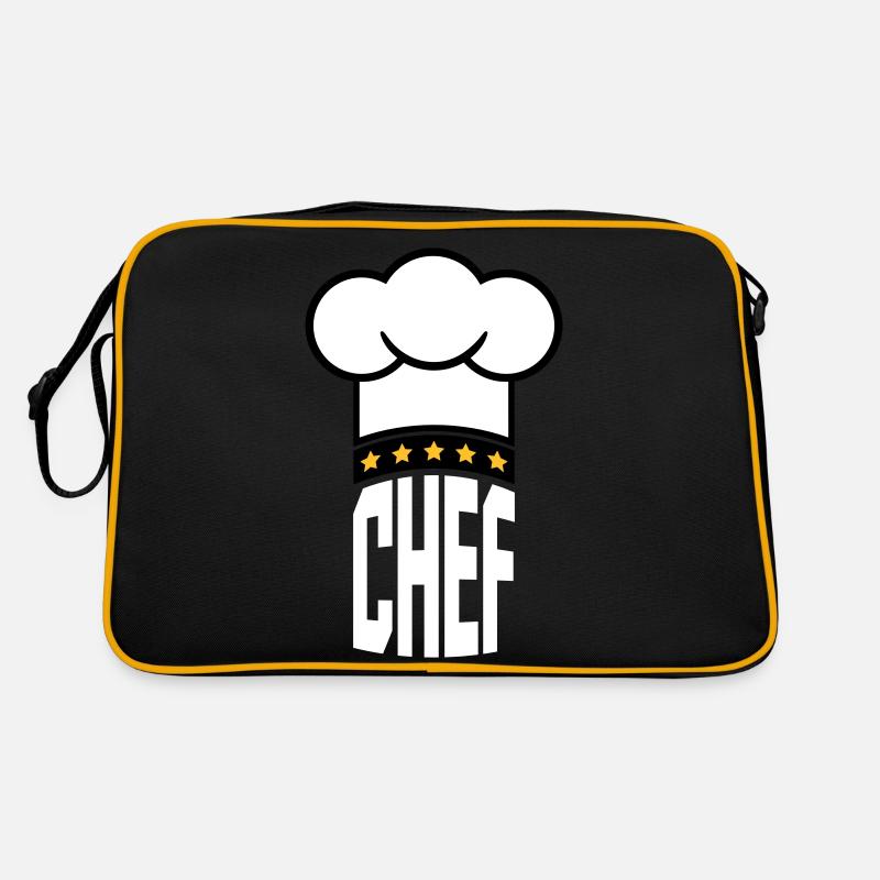 5 Star Chef's Hat Le Chef Kitchen Master Retro Bag