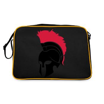 Sparta Helmet - Retro Bag - black/gold - Back