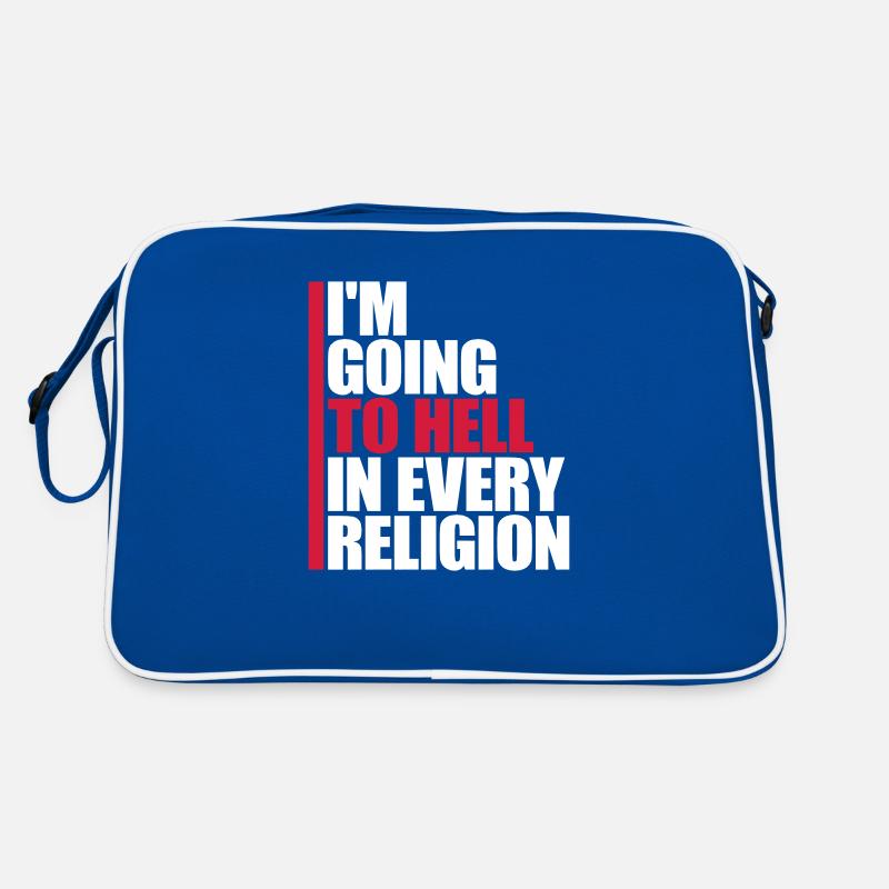im going to hell Retro Tasche