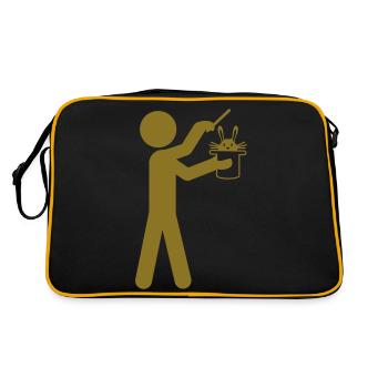 Magic - Retro Bag - black/gold - Back
