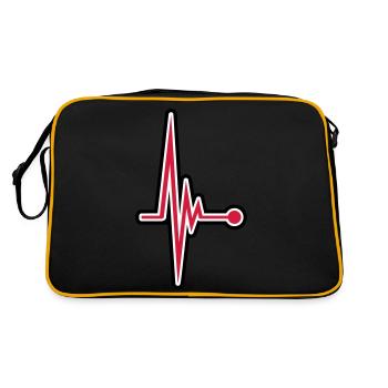 Heartbeat - Sac Retro - noir/or - Dos