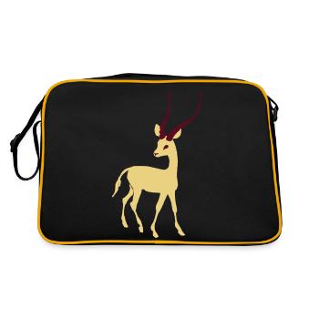 Gazelle - Sac Retro - noir/or - Dos