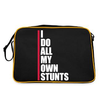 all my own stunts - Retro Bag - black/gold - Back